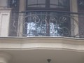 Превью изделия - Кованая ограда на балкон с вензелем