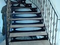 Превью изделия - Кованая лестница с корзинками