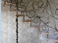 Превью изделия - Кованая лестница с воздушным рисунком