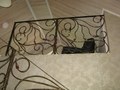 Превью изделия - Кованая лестница с воздушным рисунком