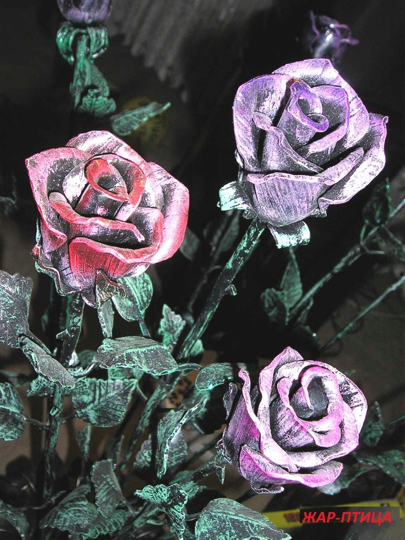 Фотография изделия - Кованые розы