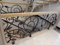 Превью изделия - Кованая лестница  на 2 этаж