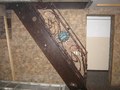 Превью изделия - Кованая лестница с большими листьями