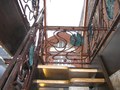 Превью изделия - Кованая лестница с большими листьями