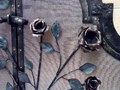 Превью изделия - Кованая решетка для камина с розами