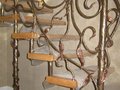 Превью изделия - Кованые перила для лестницы с парящей конструкцией