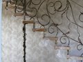Превью изделия - Кованые перила для лестницы с парящей конструкцией